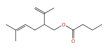 2-Isopropenyl-5-methyl-4-hexenyl butyrate